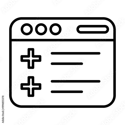 Online Test Report linear icon