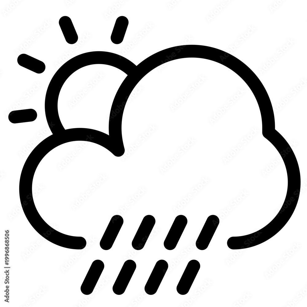 Obraz premium Partly Sunny Rain