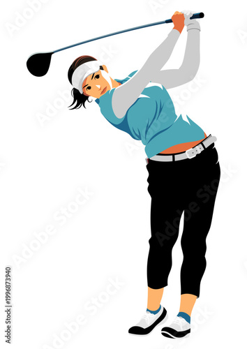 女子プロゴルファー