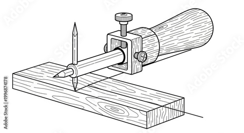 wood measuring tool