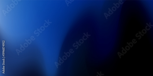 Rich Deep Blue Gradient Grainy Background. Textured blue gradient abstraction backdrop. Dark blue color abstract background with noise texture.