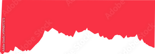 Simple clouds divider web site separator set. Fluffy curve edge header section. Blue border for banner, frame bottom, template.