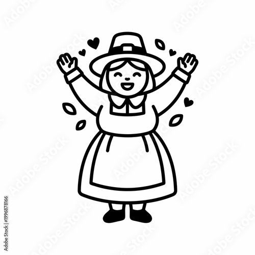 Happy woman wearing a hat outdoors.