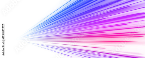 Bright purple light trails sweep through dark space PNG. Motion blur creates fast dynamic impression. Perfect for sci-fi art.