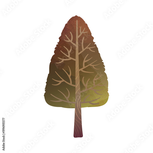 Lovely watercolor tree