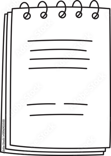 paper notebook for office and school