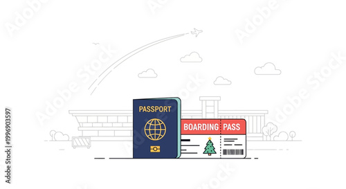 Travel documents for international journey.