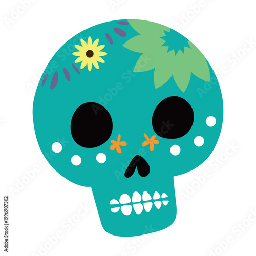 Mexico sugar skull