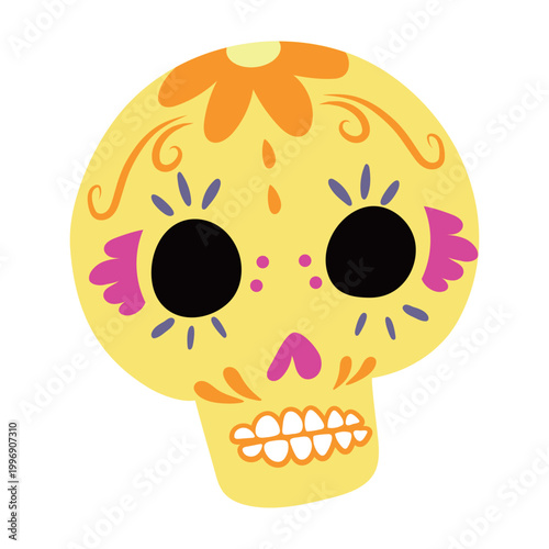 Mexico sugar skull