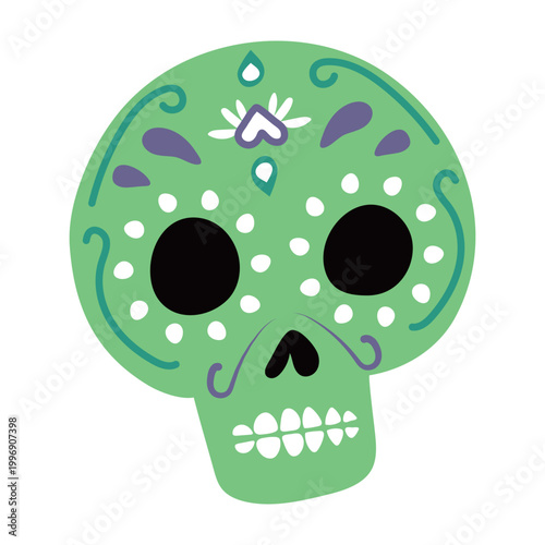 Mexico sugar skull