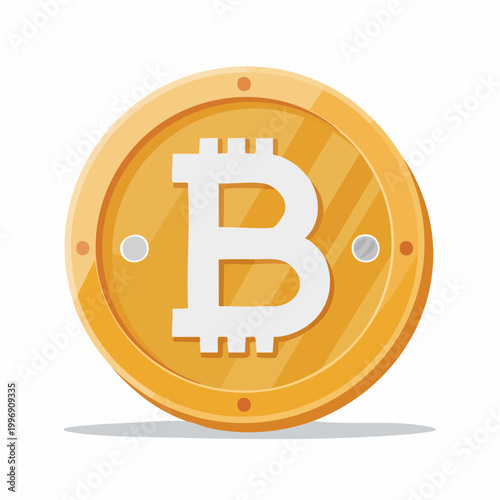 Bitcoin Cryptocurrency Coin Icon