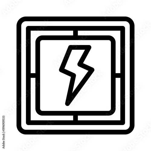 electricity line icon
