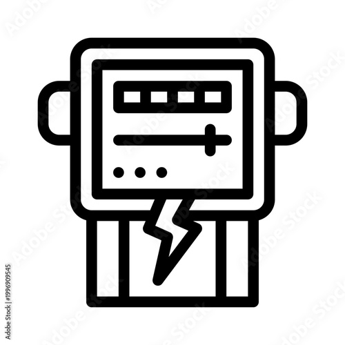 meter line icon