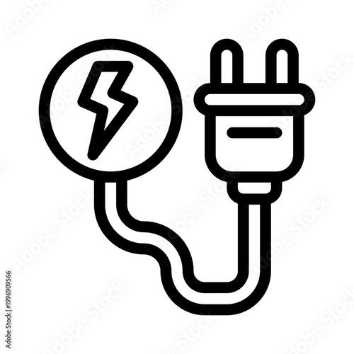 plug line icon