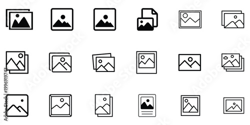 Photos and Gallery File Icons and Symbols