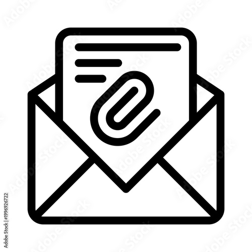 attachment line icon