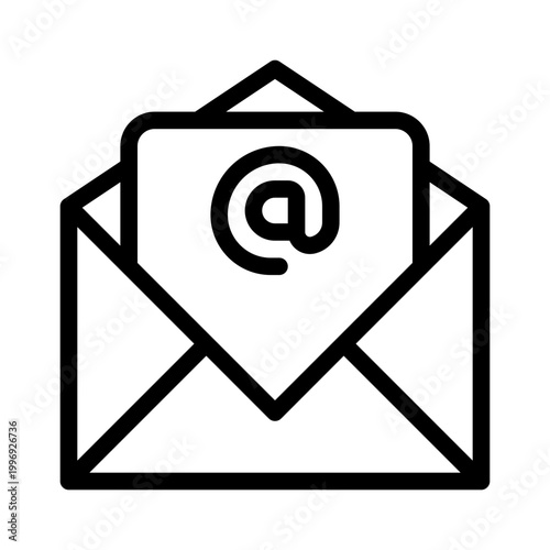 email line icon