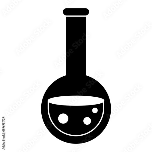 Round flask boiling icon