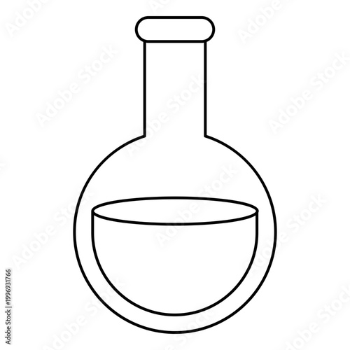 Line round bottom flask