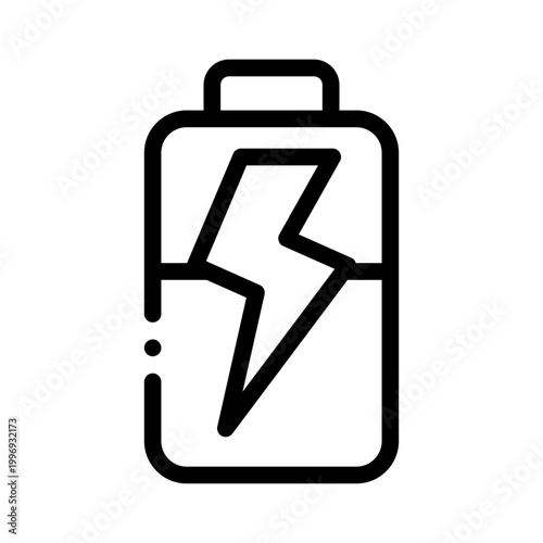 battery line icon