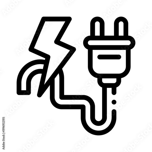 plug line icon
