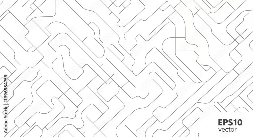 Obraz premium Abstract Geometric Line Pattern Technology Background