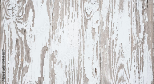 Fotografía White distressed wooden planks background for design