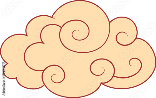 Chinese auspicious cloud