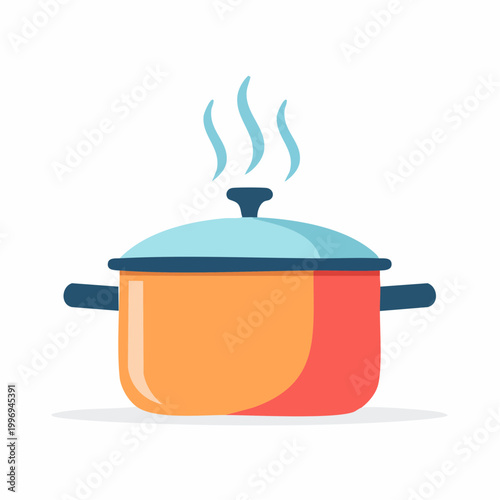 Steaming Pot Illustration