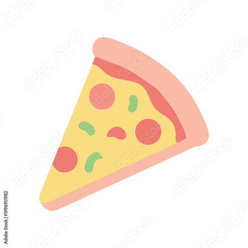 A delicious slice of pepperoni pizza.