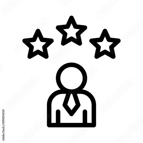 satisfaction line icon