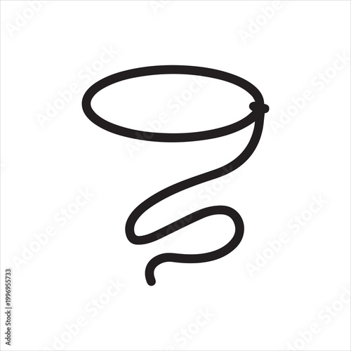 Lasso vector icon
