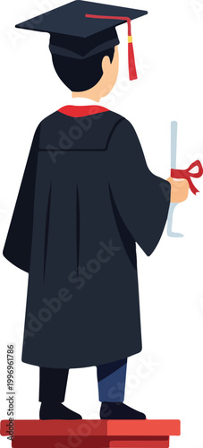 Graduate in Academic Robe.
