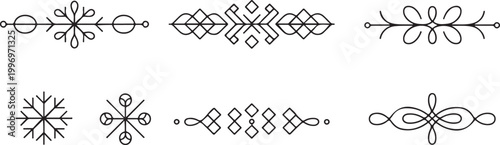 Ornate floral borders