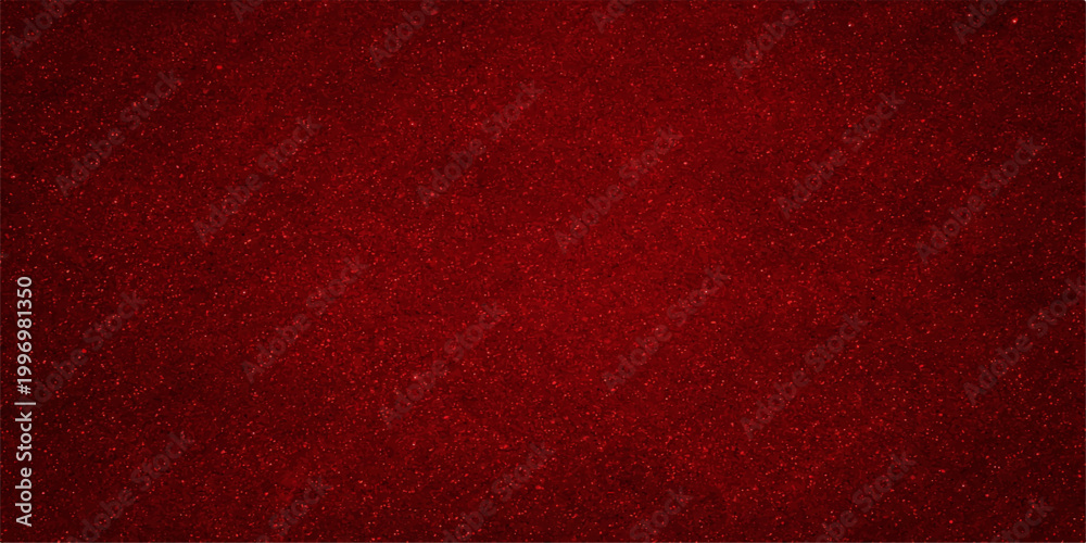 Fototapeta premium A dark vintage red textured backdrop featuring a rough grunge pattern across various materials like old leather, blank paper, and textile fabric surface design for a Christmas wallpaper background