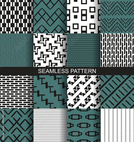 Seamless Pattern Excellence: Geometric Textures for Creative Design | Endless Pattern Integration: Elevating Digital and Print Media | Textile and Digital Pattern Mastery: Repetitive Design Innovation
