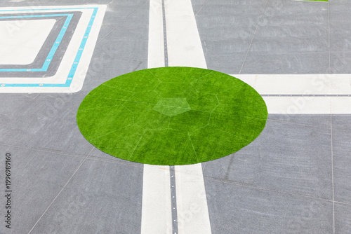 Abstract patterns in city squares