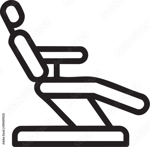 Dental chair icon