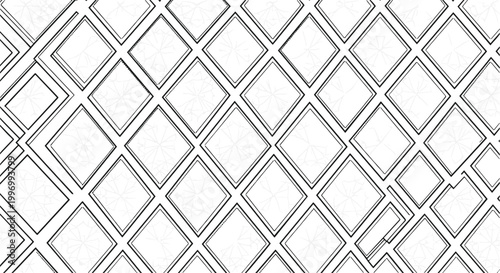 Intricate geometric background pattern consisting of repetitive diamond and rhombus shapes drawn with subtle textured outlines.