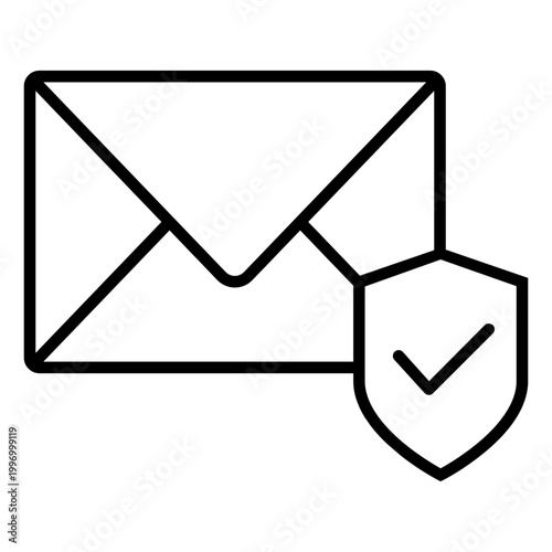 Mail icon vector. Letter Illustration sign. Mail delivery symbol. Mailing list logo.