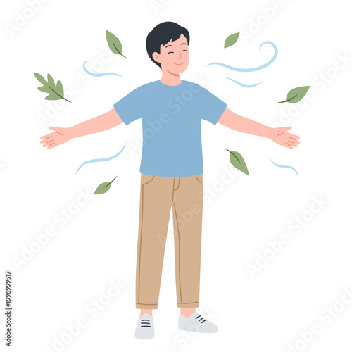 Fresh Air and Relaxation in Healthy Green Environment