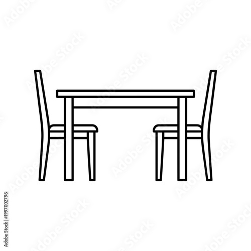 chairs and table