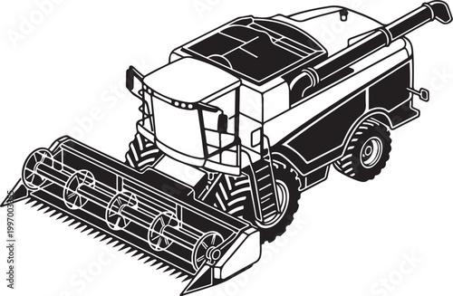 Harvester, Combine Harvester, Agricultural Machinery, Farming Equipment