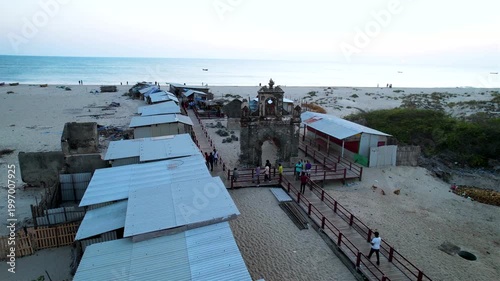 Destroyed Church in Dhanushkodi After Cyclone Tamil Nadu