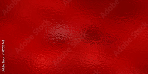 Red foil paper decorative texture background for artwork. Metallic red background foil paper for Christmas background wrapping paper design for Christmas gift, shiny vintage grunge background texture.