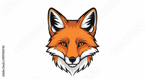 Illustration of a fox head.