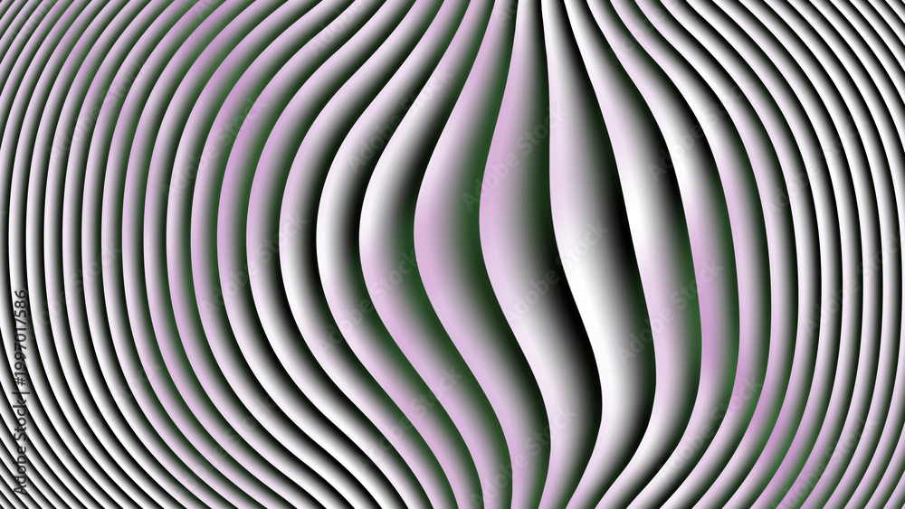 Obraz premium Optical illusion of wavy lines creating a 3d effect