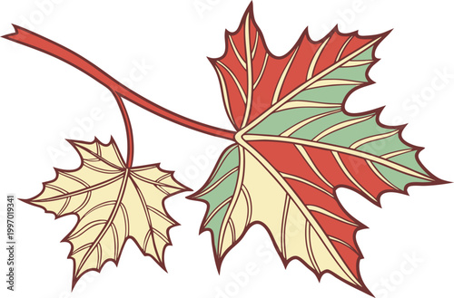 Maple Leaf Fall Season Concept. Classic Maple Leaf Simple Shape. Maple Leaf Organic Nature Element. Maple Leaf Canadian Identity Symbol. Maple Leaf Nature Inspired Design. Canadian Maple Leaf Icon