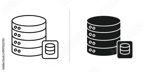 Comparison of traditional and modern database storage systems illustrated with visual icons