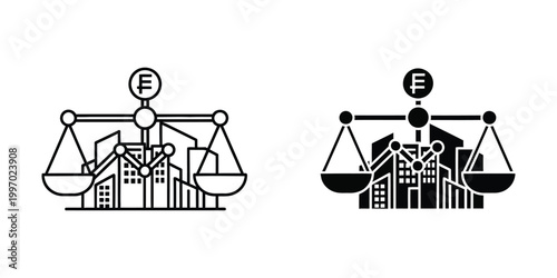 Balancing economic growth and financial stability in urban development scenarios